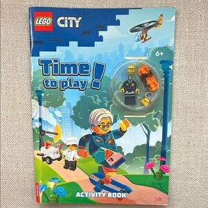 NWT Lego Activity Book with Figure!